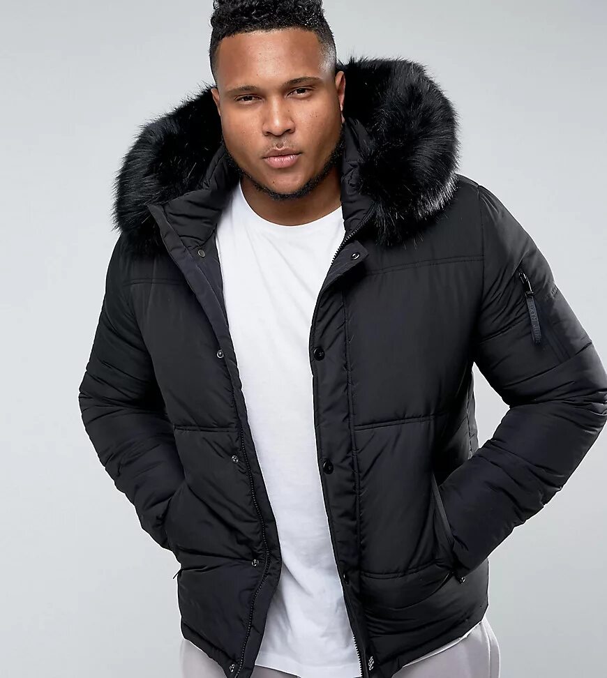 Куртки мужские капюшон черный. Puffer Jacket мужская Black. Куртка Puffer Winter черная. Guess Puffer Jacket with Faux fur Hood ьmen. Sixth June пуховик мужской.