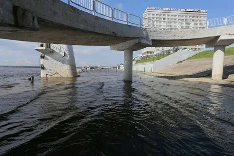 На сколько поднялась волга в самаре