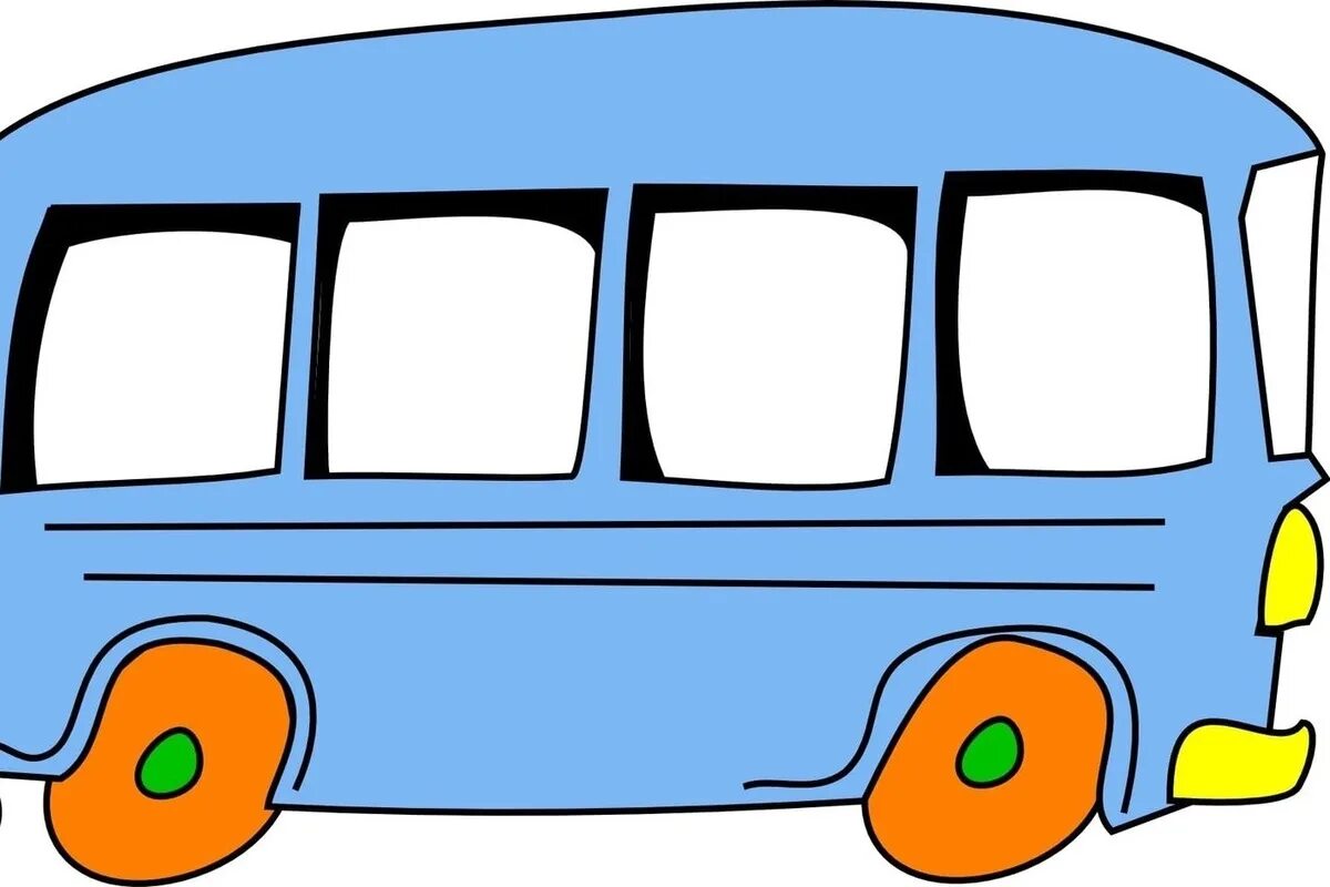Автобус для детей. Мультяшные автобусы. Автобус рисунок. Автобус для детей на прозрачном фоне.