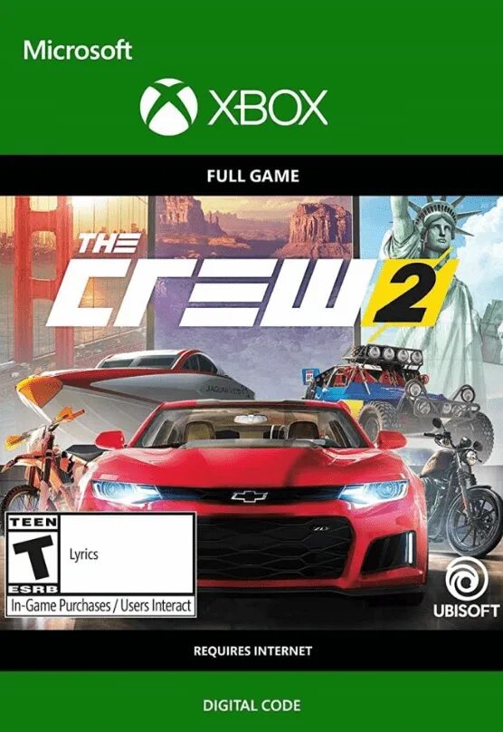Код цифровой версии игры. Диск the Crew 2 Xbox one. The Crew 2 [Xbox one]. The Crew 2 Xbox. The Crew Xbox one.