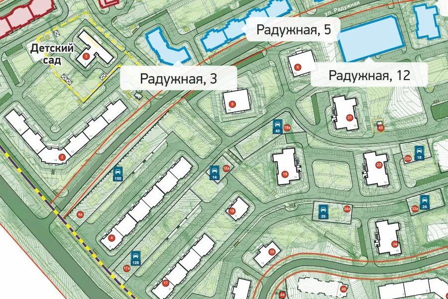 Карта 6 мкр. План застройки микрорайона Радужный Чебоксары. Генплан микрорайон Радужный Чебоксары. План застройки микрорайона Радужный. Мкр Радужный Чебоксары план застройки.