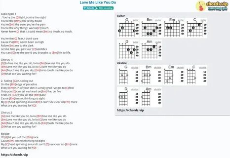 love like you ukulele chords easy - samarskayaluka-vet.ru.