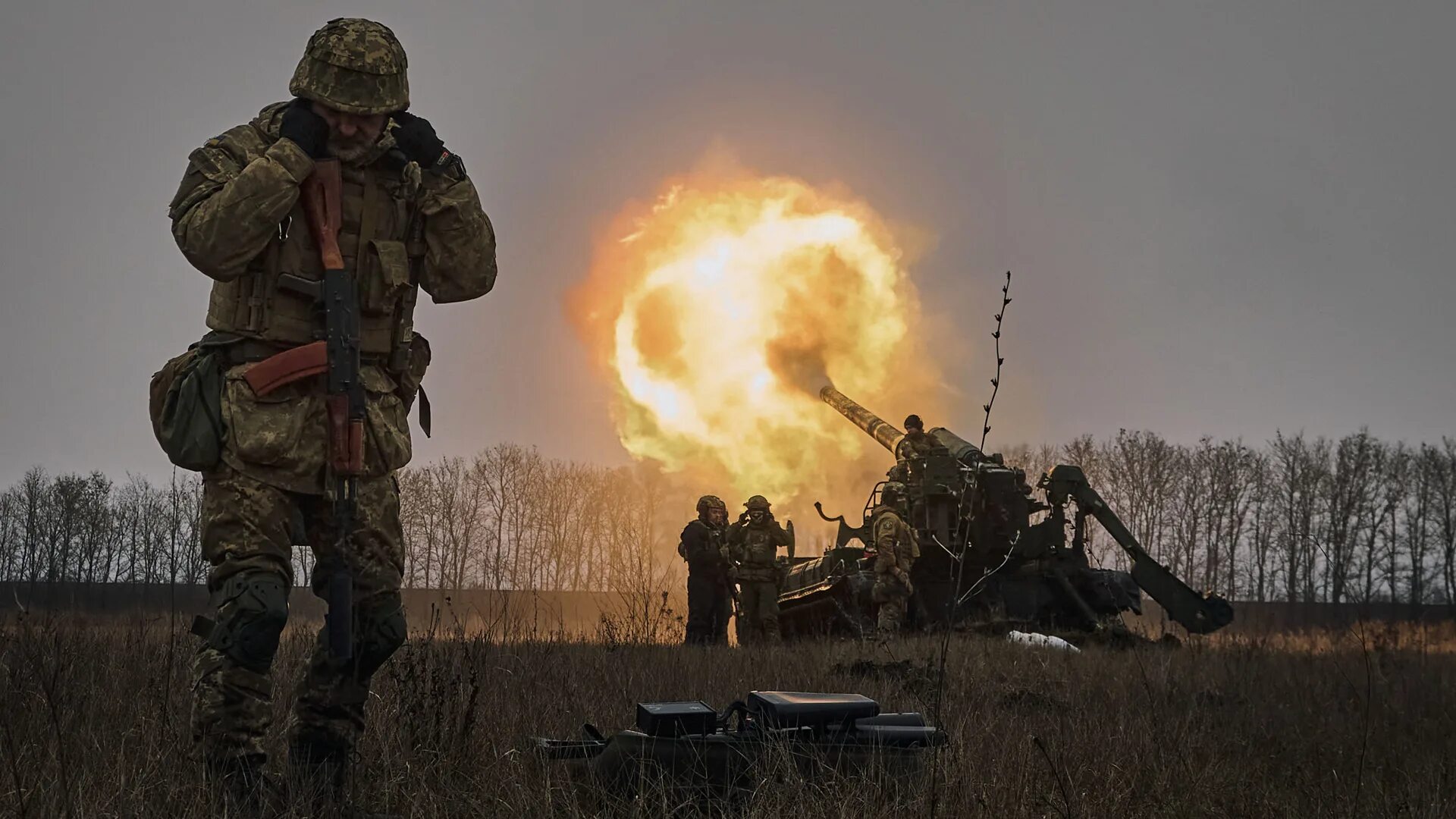 Российский солдат. Атака ВСУ. Артиллерия в сво на Украине.