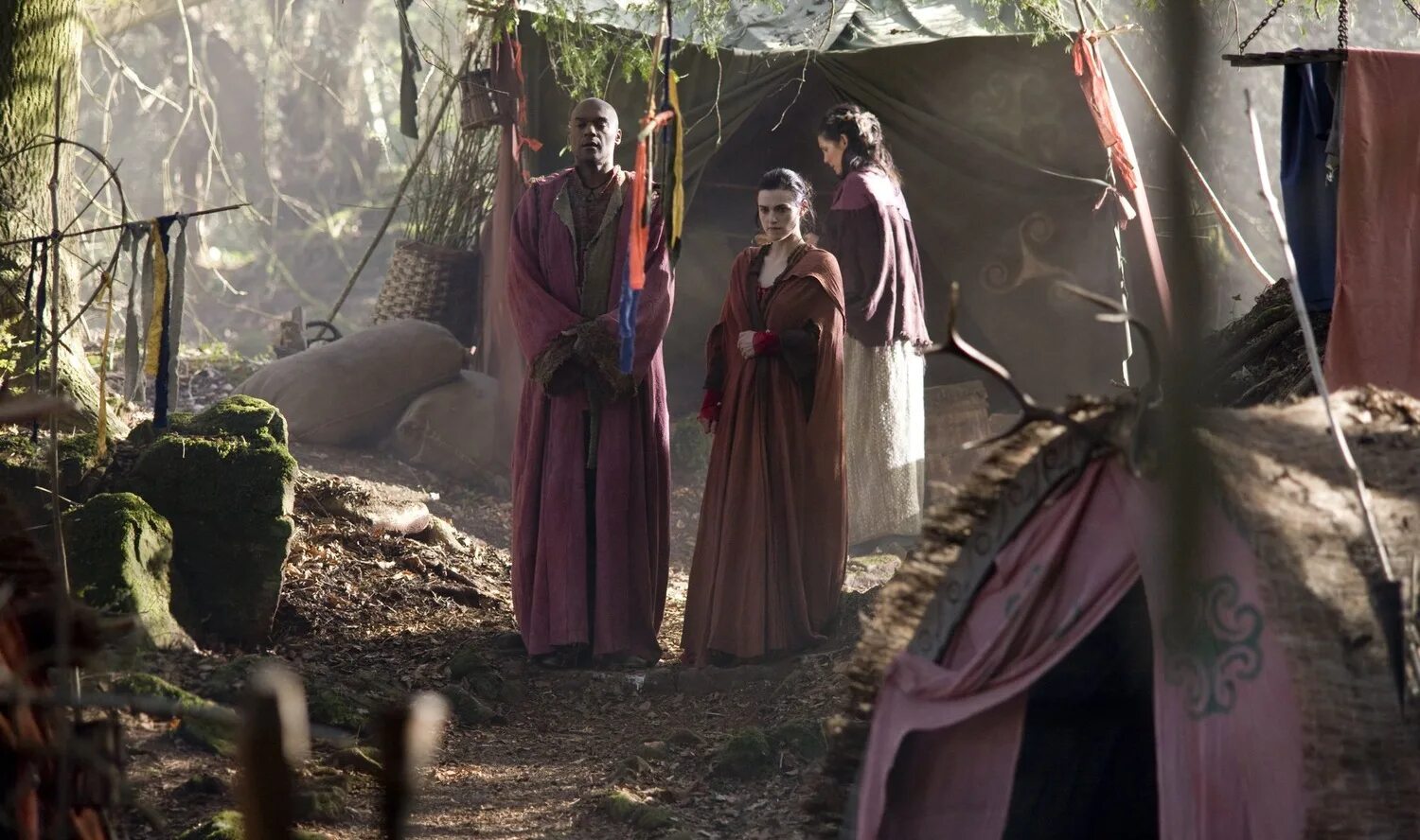 The stills in the beginning
