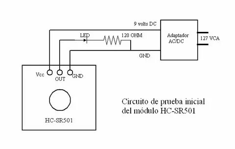 Схема датчика движения hc sr501