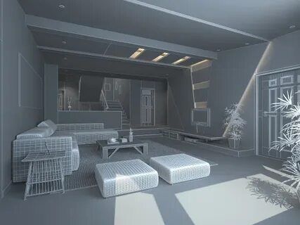 3ds max сцена