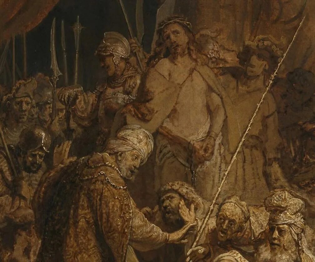 Се человек значение. Ecce homo рембрандт. рембрандт проповедь иоанна крестителя 1635. рембрандт се человек (ecce homo) гравюра. рембрандт христос перед народом.