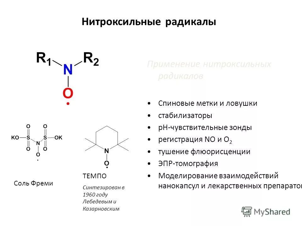 Получение радикалов