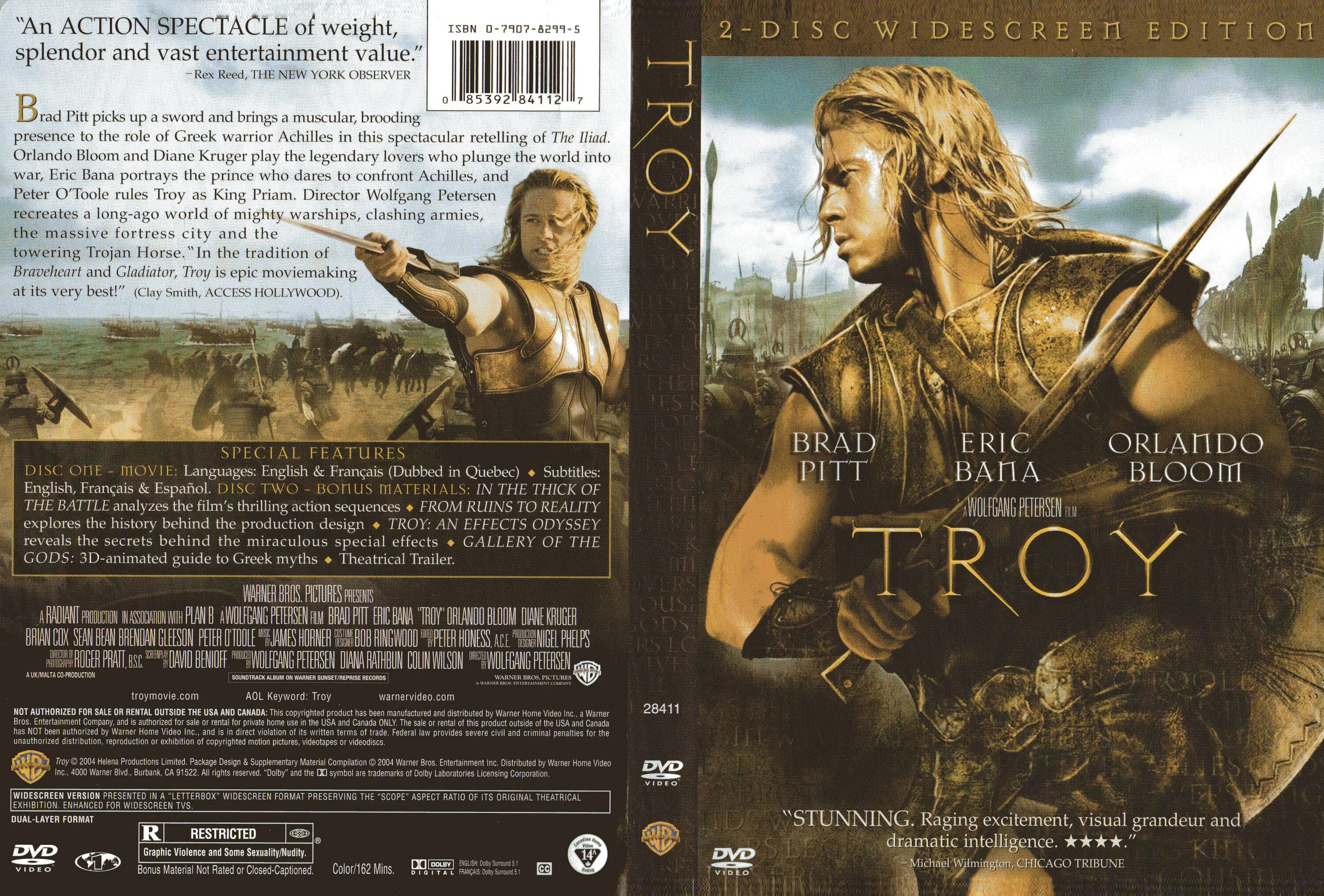 Троя / Troy (2004) Постер. Троя 2004 Постер. Обложка Троя 2004. Троя обложка DVD.