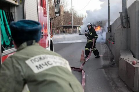 Пожар в свао москва