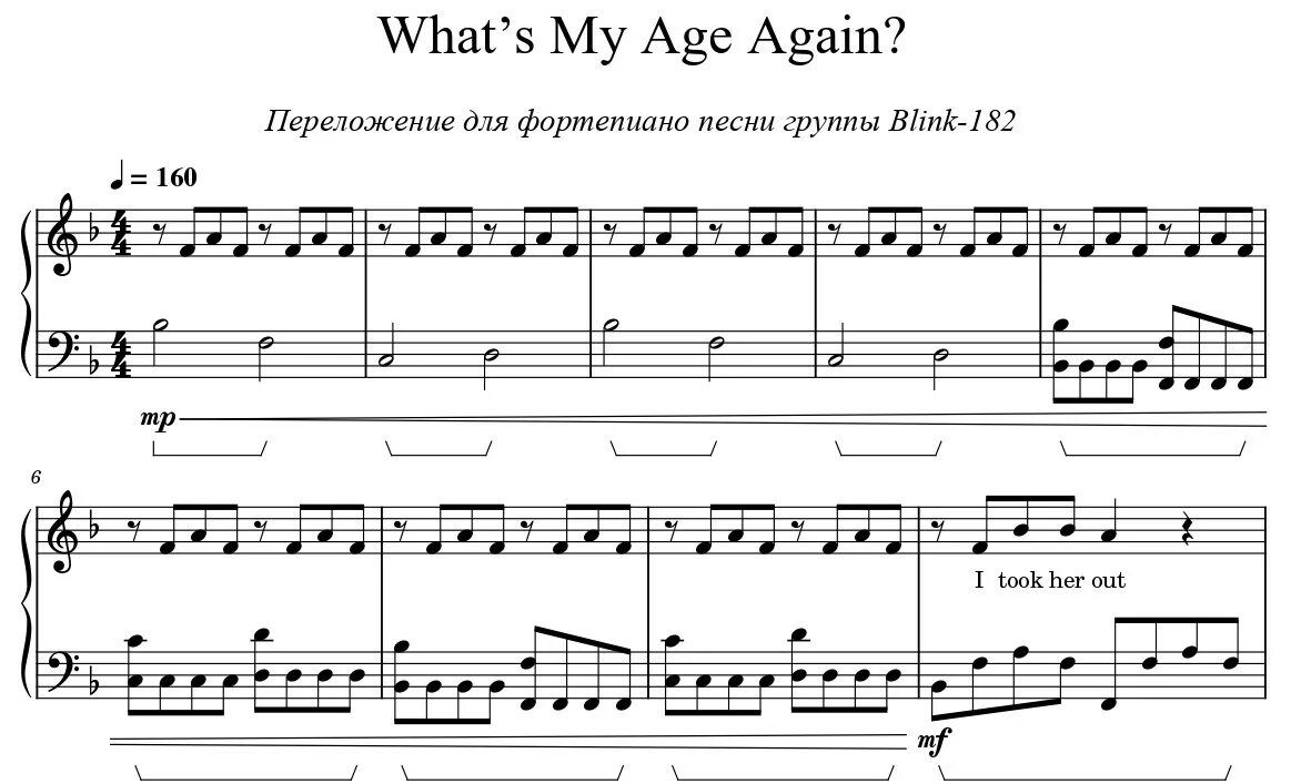 Blink 182 what s my age. What&#039;s my age again?blink-182 ноты. ноты blink 182. blink 182 what&#039;s my age again. blink 182 what&#039;s my age again ноты для фортепиано.