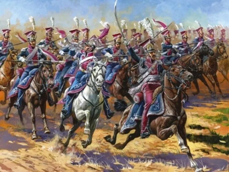 Кто такие уланы и друганы. Польские уланы наполеона 1812. французские уланы 1812. польские уланы 1812 атака.