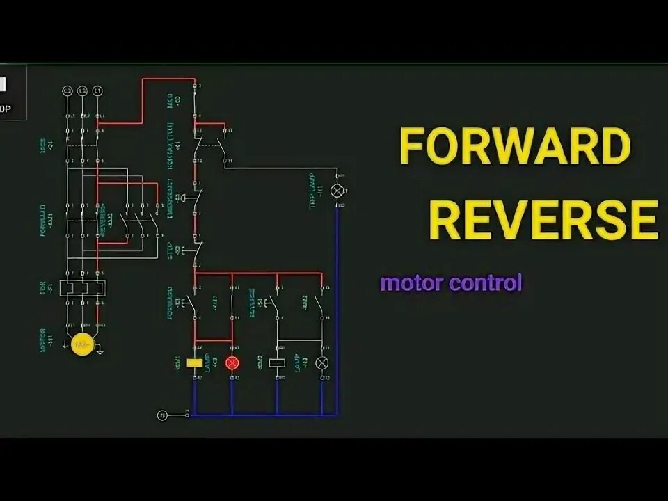 Forward reverse. Форвард и реверс. схемы simurelay. программа simurelay. forward and reverse operation of single-phase motor.