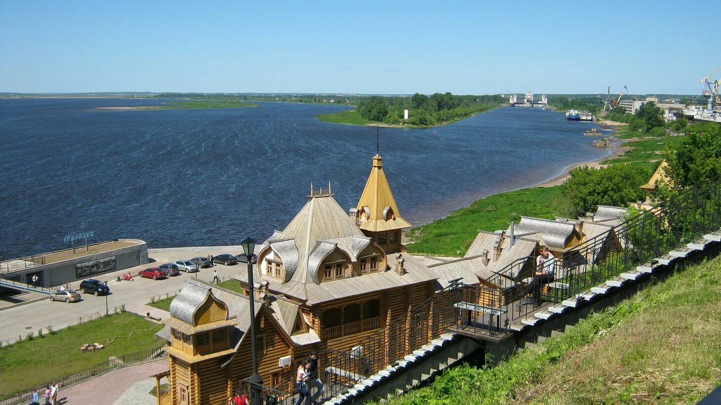 Какой нижегородская область. Город Городец Нижегородской области. Город Городец на Волге. Городок Городец. Набережная в Городце Нижегородской области.