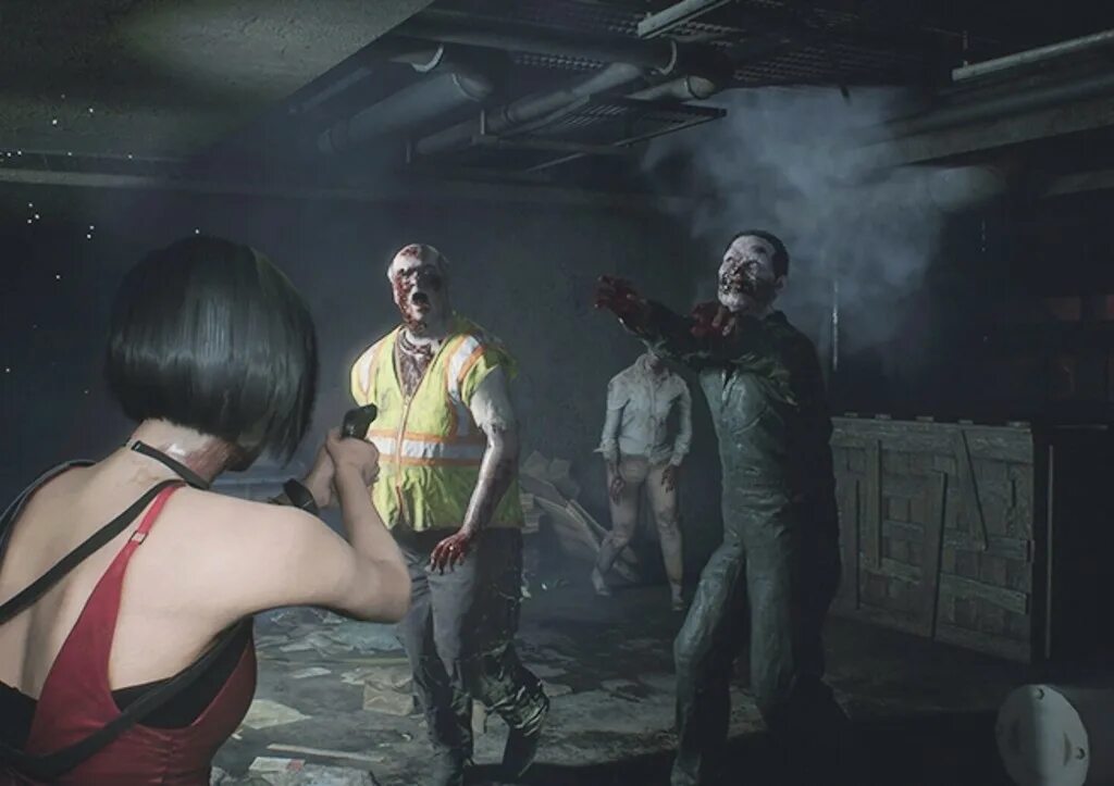 Резидент ивел 2 статуя девы. Resident evil 2 remake. resident evil 2 2019. резидент ивел 2 ремейк зомби.