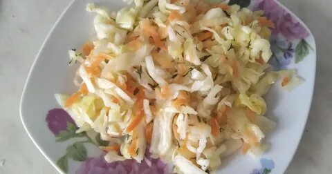 Очень быстрая капуста за 2 часа