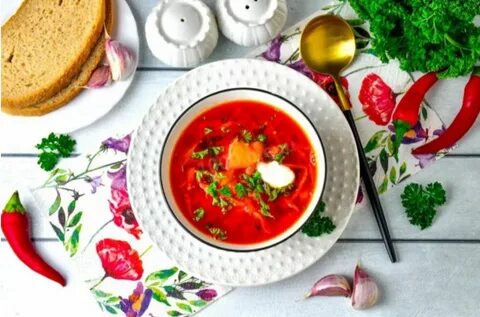 Вегетарианский борщ рецепт