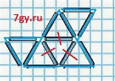 Выложи из 9 палочек такую фигуру догадайся