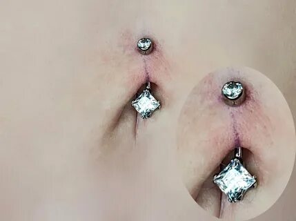 76 Awesome Floating Navel Piercing - Body Art Guru.