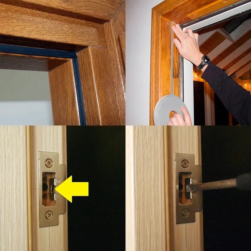 Закрывается плотно дверь