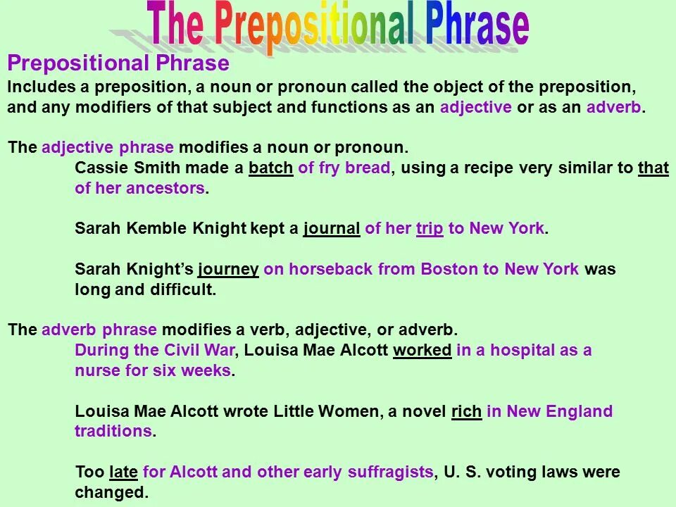 Adjective is a part of speech. Preposition noun phrases правило. Choose the right phrase. Control work 7 класс. Adverbial and prepositional phrases.