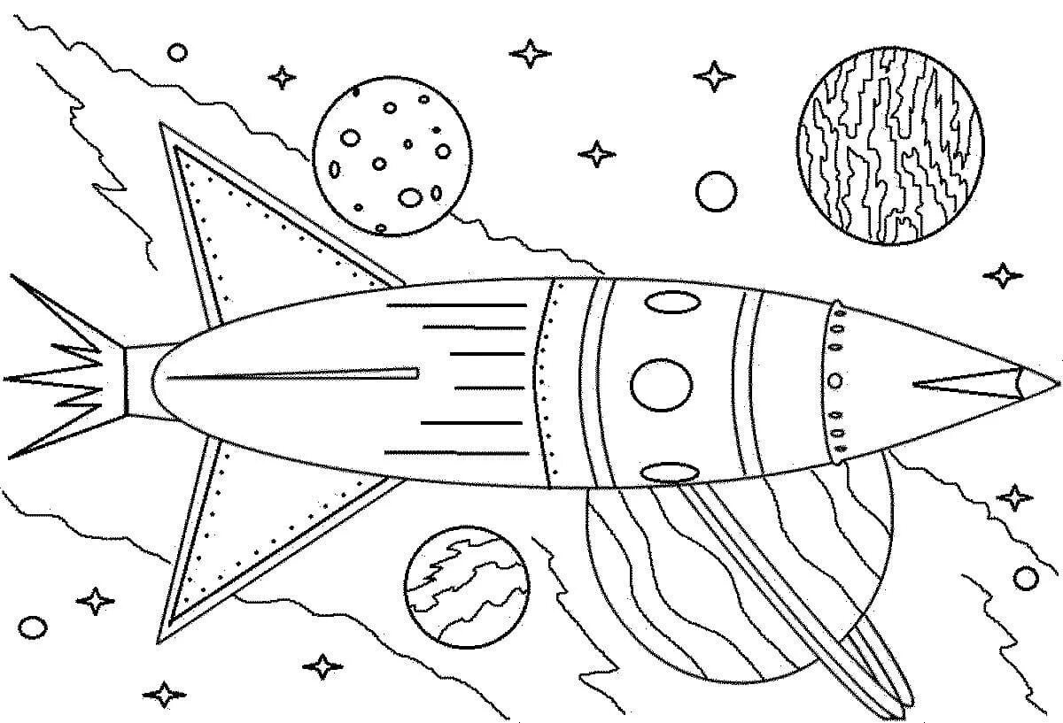 Рисунок ко дню космонавтики 5 лет. Космос раскраска для детей. Раскраска. В космосе. Ракета раскраска. Раскраски ко Дню космонавтики.