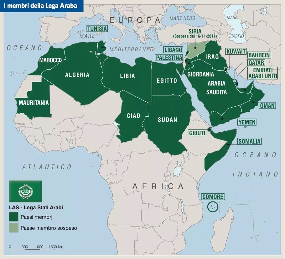Лига арабских государств карта. Арабские страны на карте.