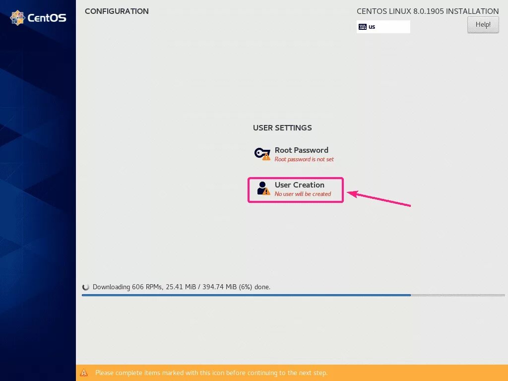 Перезапустить centos. Centos 8.