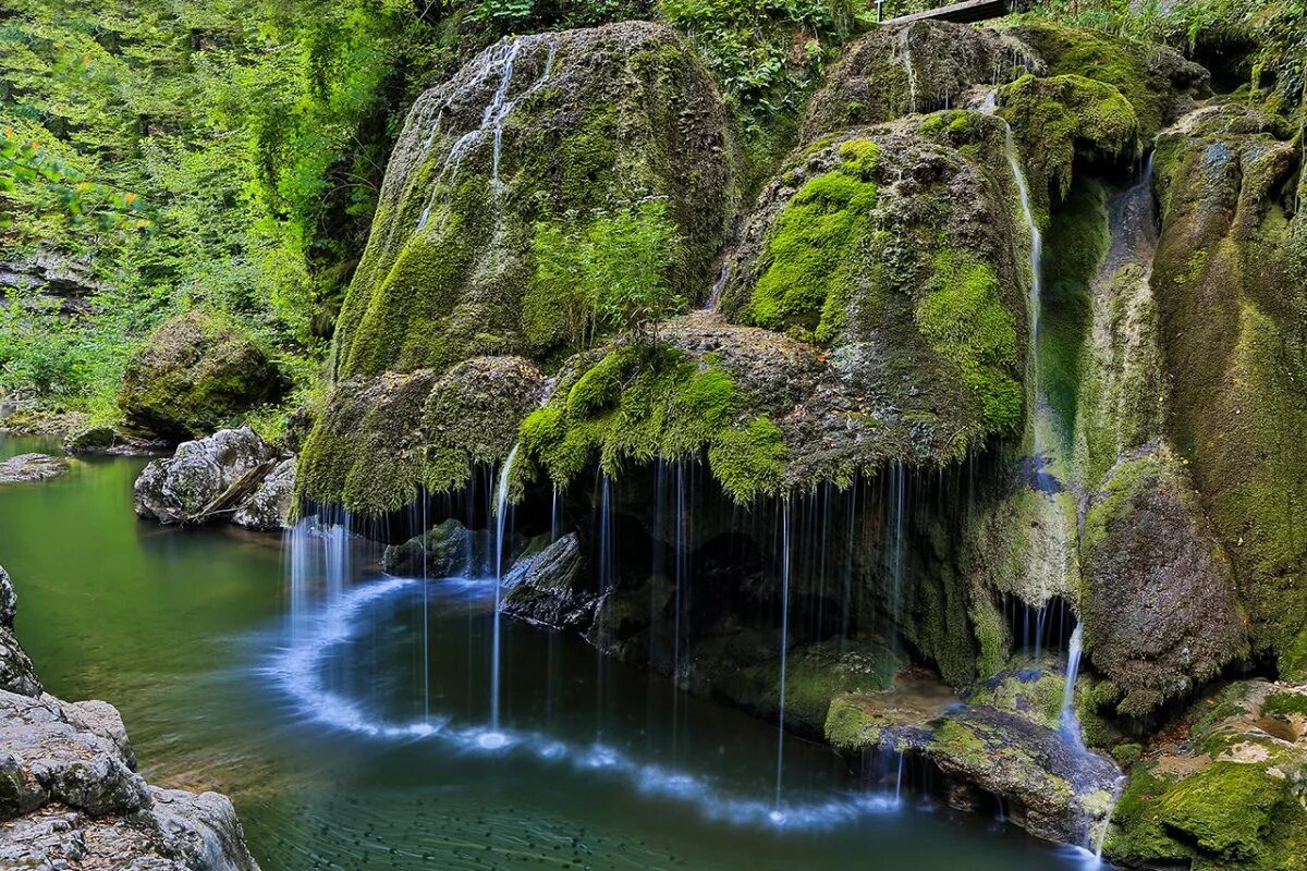 Водопад Бигар. Румынский водопад Бигар. Болгария водопад Бигар. Красивые уголки мира.