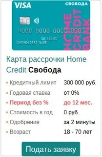 Снять с карты хоум кредит