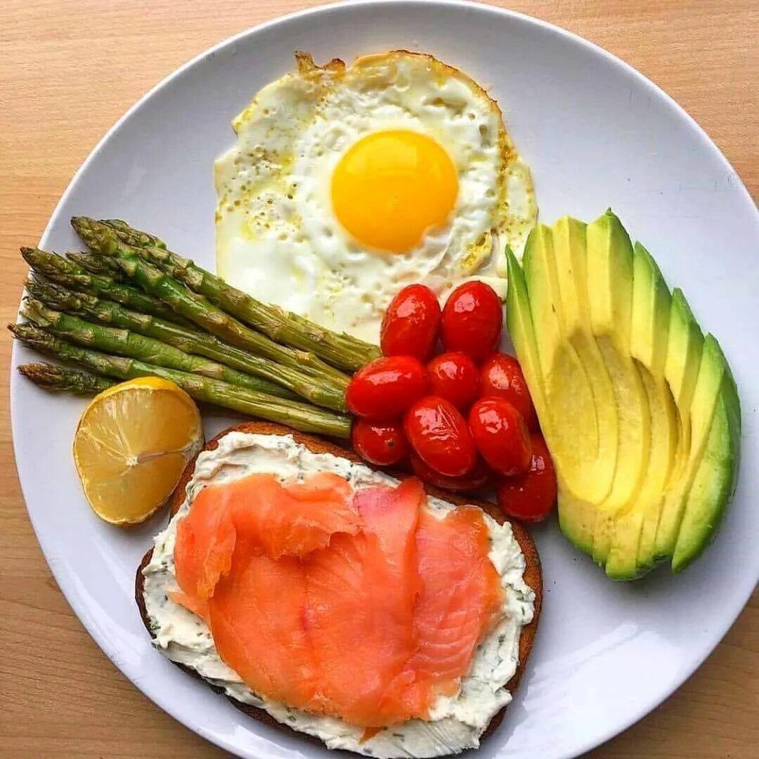 Завтрак должен быть правильным. Завтрак. Завтрак для похудения. Вкусная и полезная еда. Диетический завтрак.