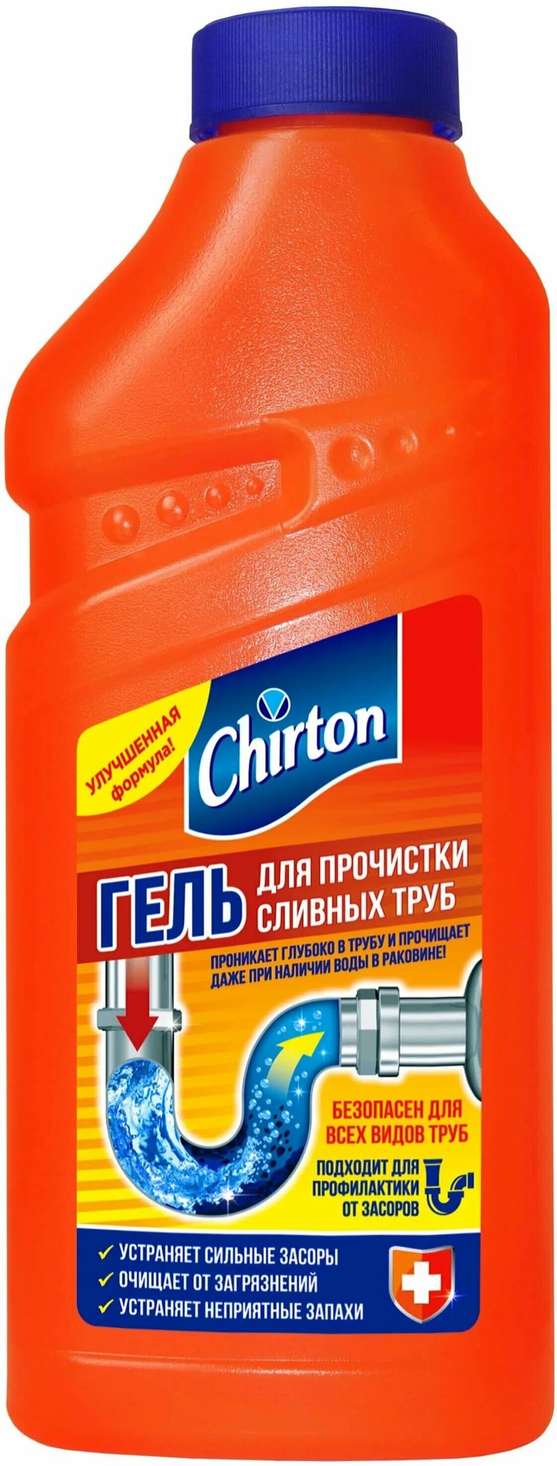Chirton средство для прочистки. Чиртон для труб 500 гель. chirton средство для прочистки сливных труб 500мл. chirton гель для прочистки сливных труб.