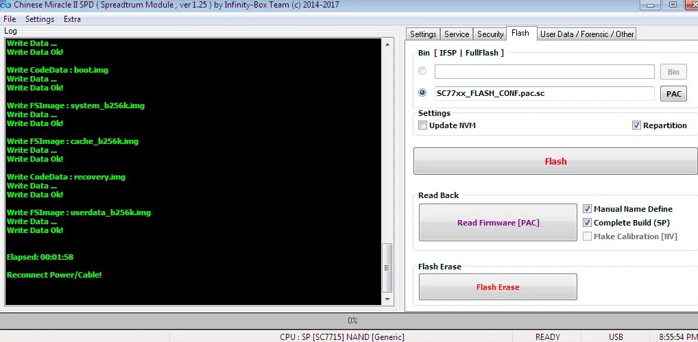 Flashing firmware