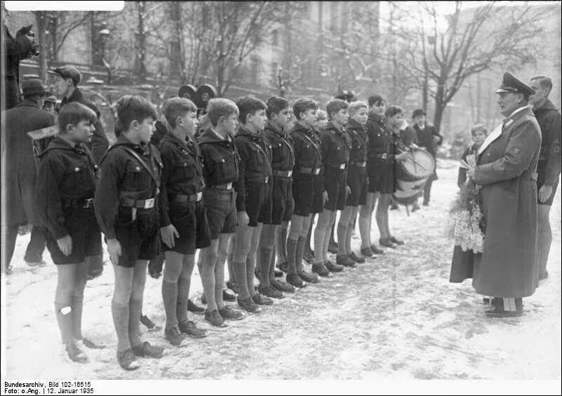 Фашистские школы. Дети Гитлерюгенд в Германии 1930 годы. Детская фашистская организация в Германии.