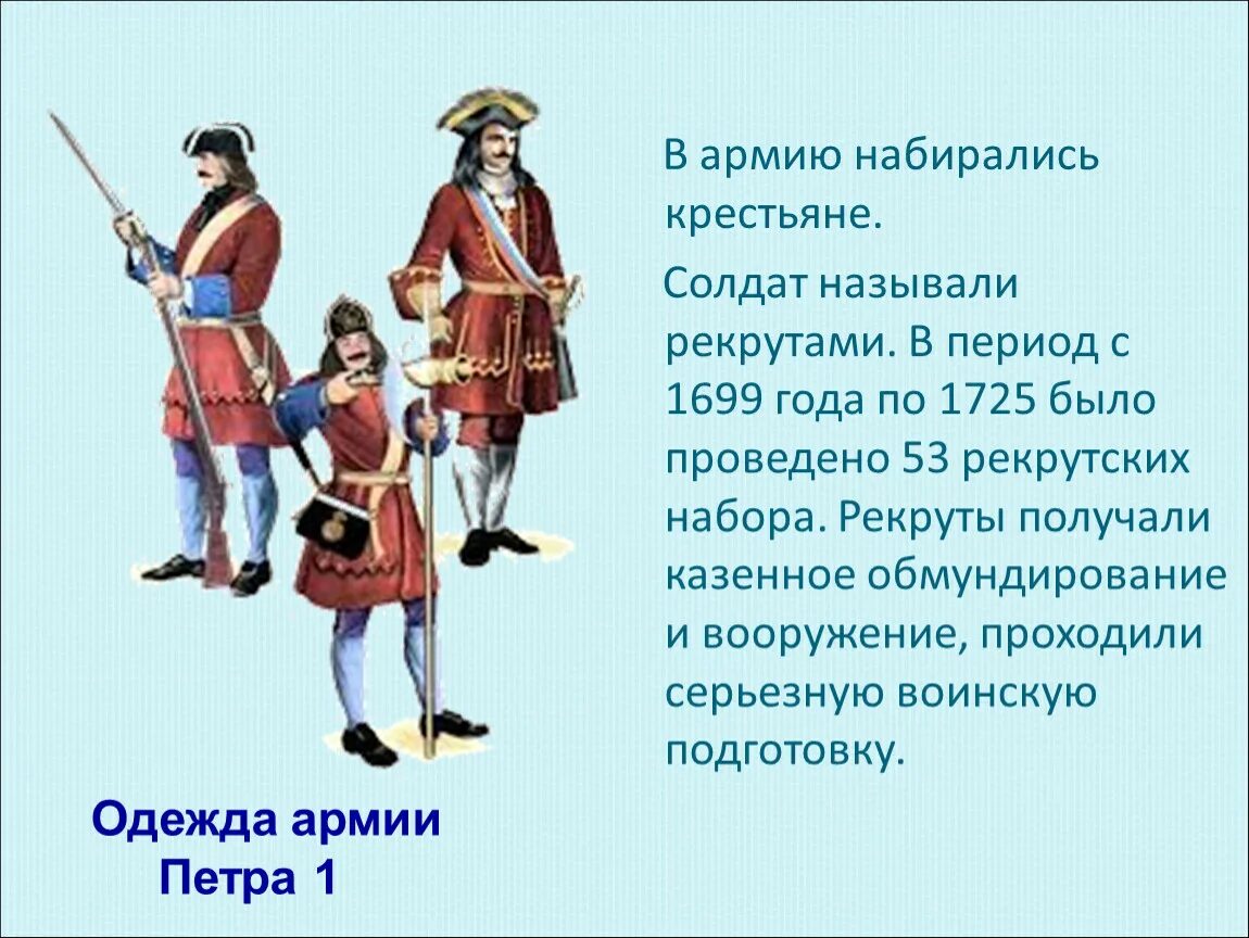 Рекруты при Петре 1. Рекрутский набор Петра 1. Армия Петра 1. Полки набранные по указу петра называли