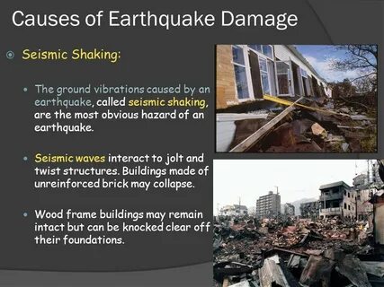 The caused the earthquake was