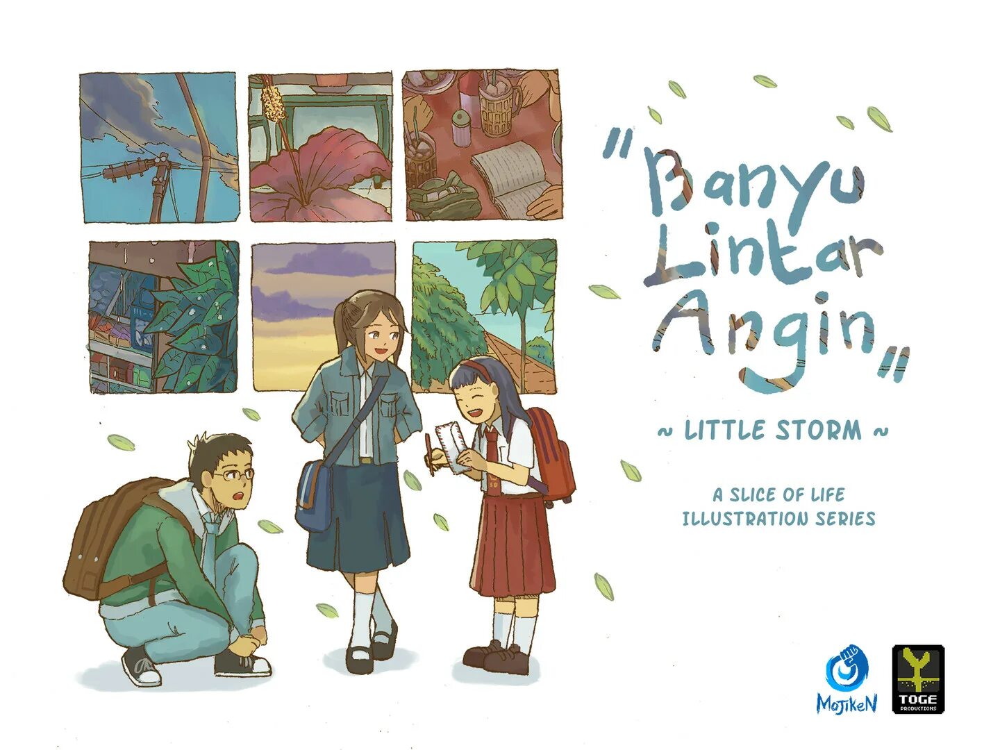 Storm less. Banyu lintar angin: little storm обложка. banyu lintar angin: little storm. a little life illustration.