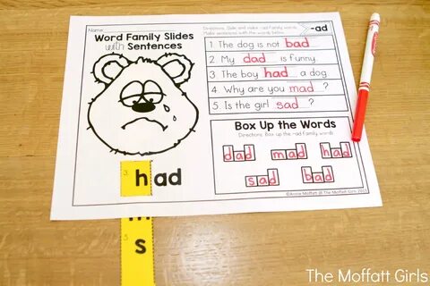 The family write the words 3