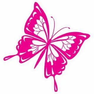 Papillon rose