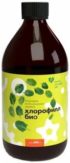 Зеленый жидкий хлорофилл