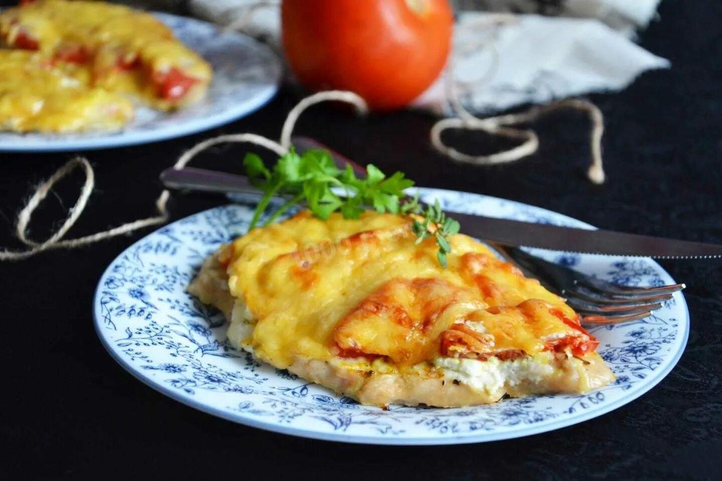 Куриные отбивные в духовке с сыром
