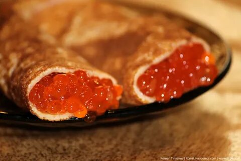 Картинки блины с икрой красивые