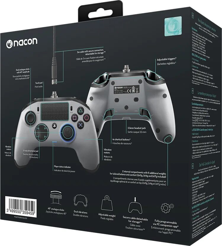 Nacon геймпад ps4. Nacon ps4 Revolution Pro Controller. Nacon Revolution Pro Gamepad. Nacon Revolution Pro Controller запчасти. Nacon ps4