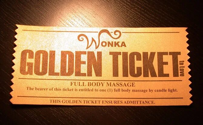 Шоколад билеты. Золотой билет из Чарли и шоколадная фабрика. Золотой билет.