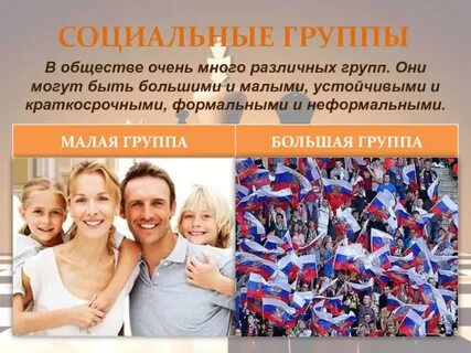 Какие есть социальные группы в обществе