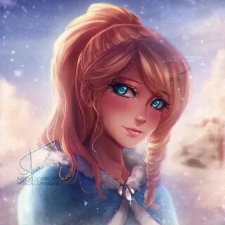 Fair hair blue eyes