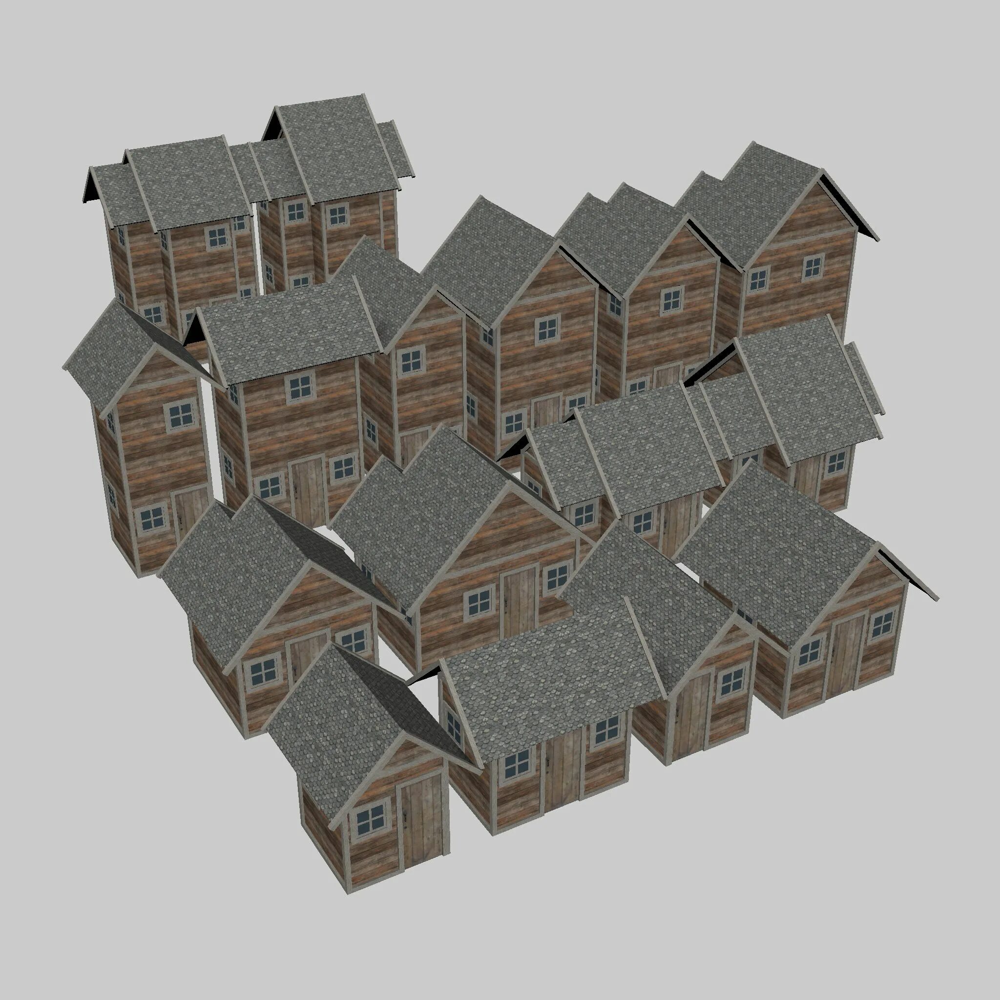 Set modular. 3д модель модульного дома. low poly modular house. modular buildings 3d models. house 3d model.