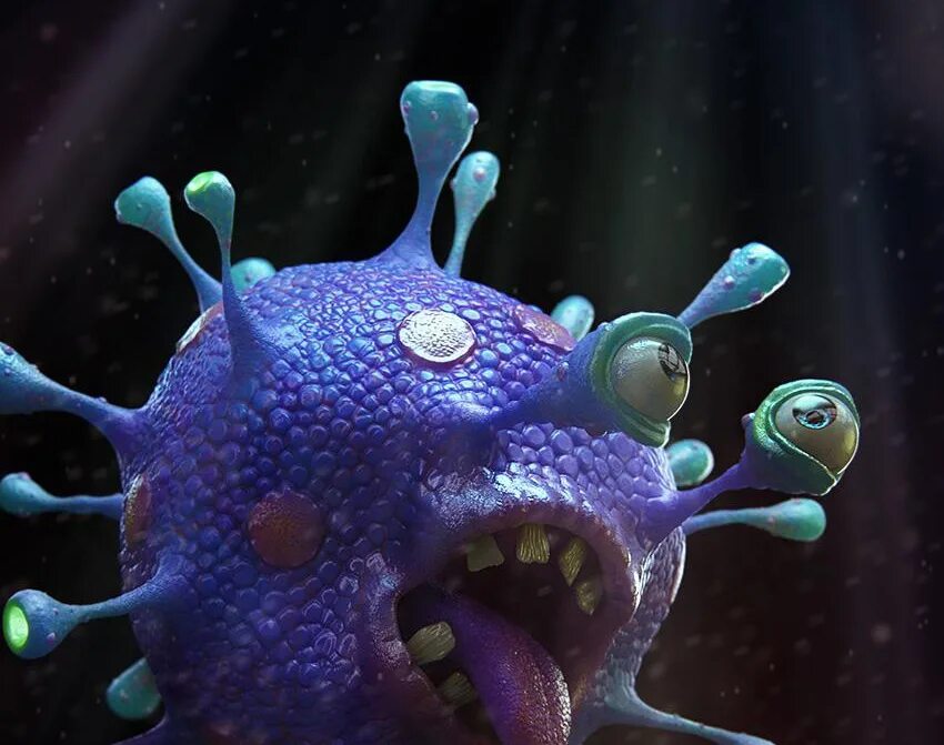 картинка страшного микроба