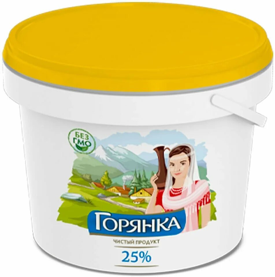 1 кг 700 г. Молокосодержащий продукт "Горянка" 25%. Горянка 2,5 кг ведро 25%. Продукт сметанный Горянка 25. Сметана "Горянка" 25% 700 гр..