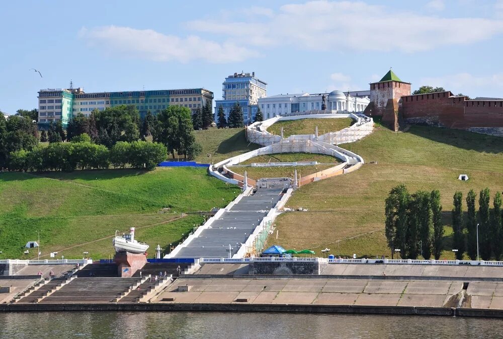 Чкаловская набережная нижний новгород. Нижний Новгород набережная Чкаловская лестница. Нижний Новгород Пристань. Кремлевская набережная Нижний Новгород. Нижний Новгород Кремль набережная.